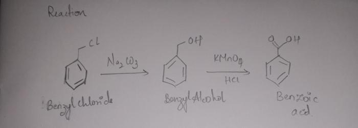 Acid benzoic toluene make