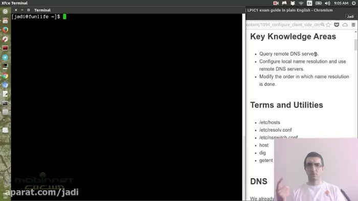 Lab 12-2 configure client side dns