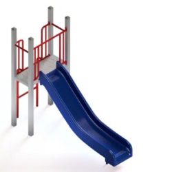 The choice of materials for an exciting playground slide should